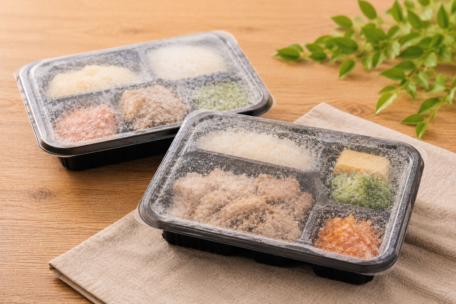月間20万食規模の冷凍弁当を保管している冷凍倉庫